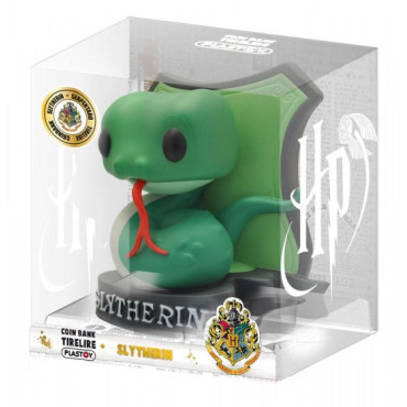 Caixa de dinheiro Chibi Harry Potter Slytherin 14 cm