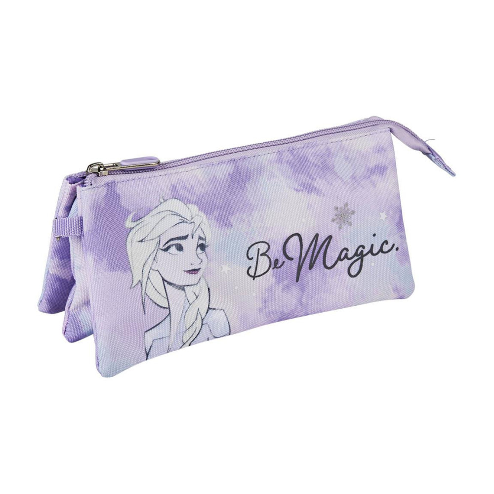 ESTUCHE PORTATODO 3 COMPARTIMENTOS FROZEN II ELSA