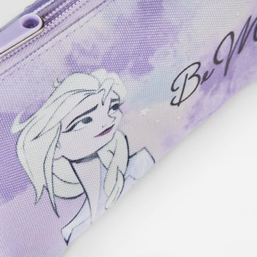 ESTUCHE PORTATODO 3 COMPARTIMENTOS FROZEN II ELSA