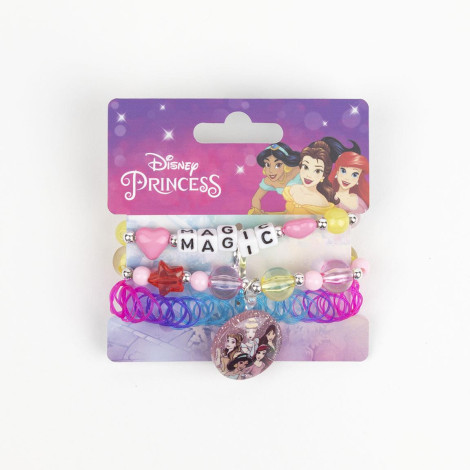 Pulseira tripla Disney Princess