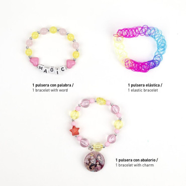 Pulseira tripla Disney Princess