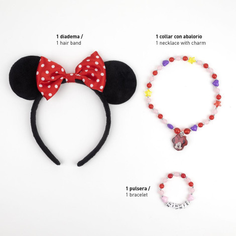 Conjunto de bijutaria da Minnie