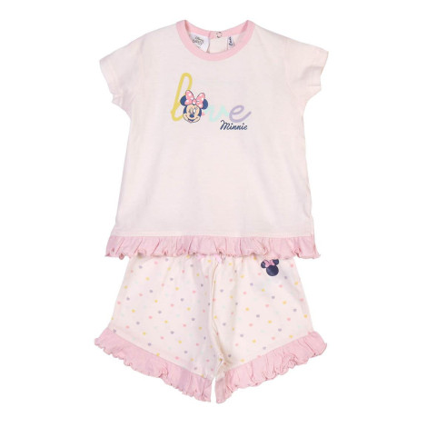 Pijama curto Minnie para bebé