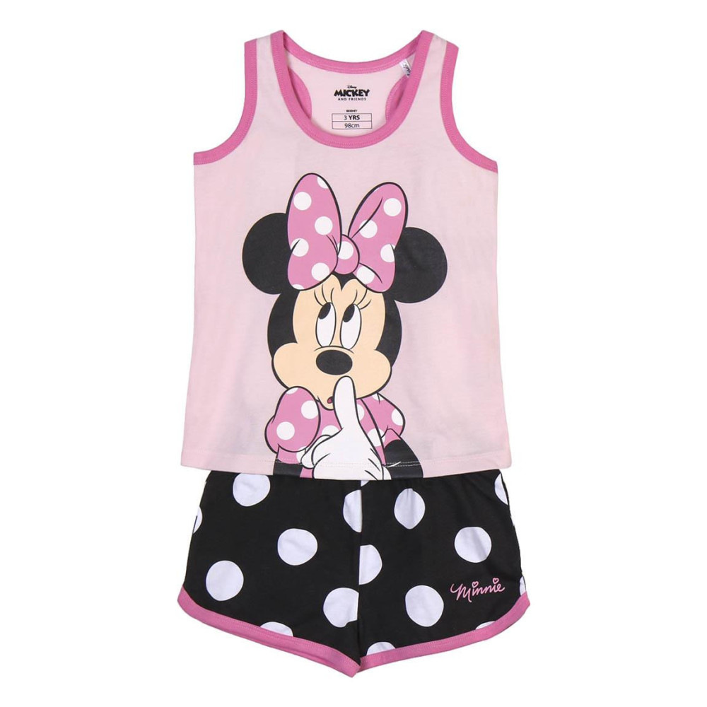 Pijama curto da Minnie para crianças