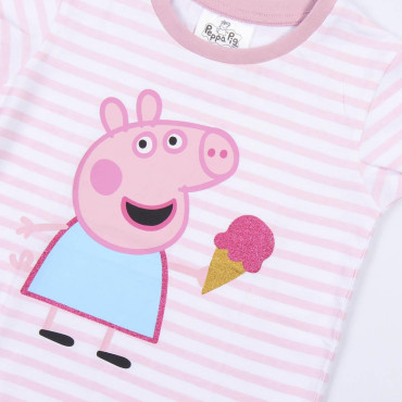 T-shirt de manga curta Peppa Pig