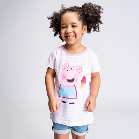 T-shirt de manga curta Peppa Pig