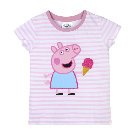 T-shirt de manga curta Peppa Pig