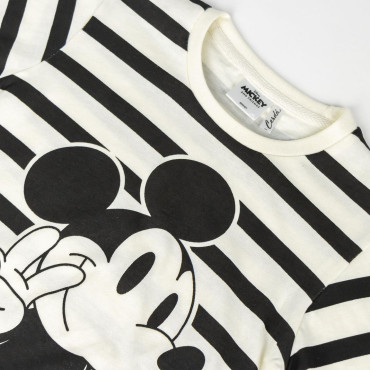 T-SHIRT CURTA DO MICKEY EM CAMISOLA SIMPLES