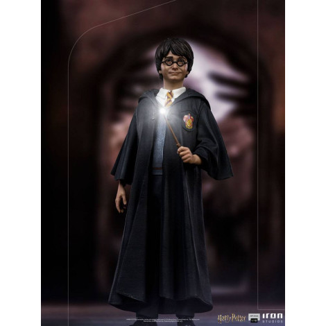 Figura de Harry Potter Iron Studios A Pedra Filosofal