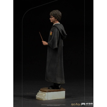 Figura de Harry Potter Iron Studios A Pedra Filosofal