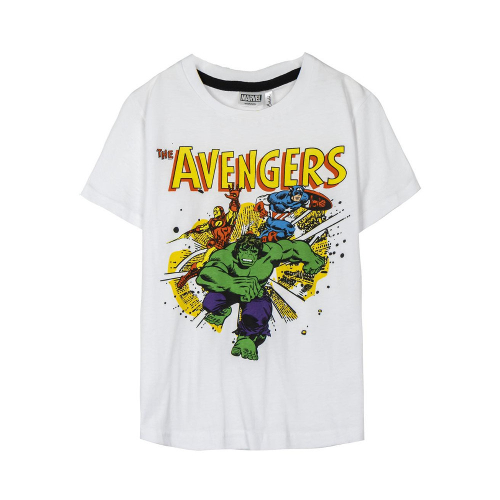 T-SHIRT CURTA MARVEL DE CAMISOLA SIMPLES