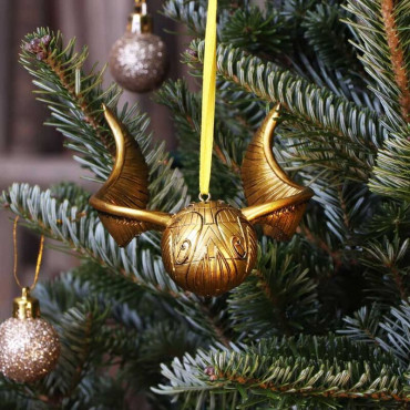 Ornamento de Natal do Pomo de Ouro Harry Potter