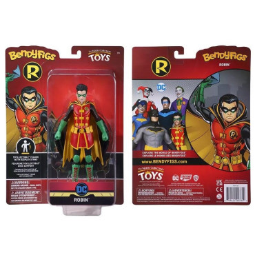 Bendyfigs Bendyfigs 17 cm DC Comics Robin Figura maleável