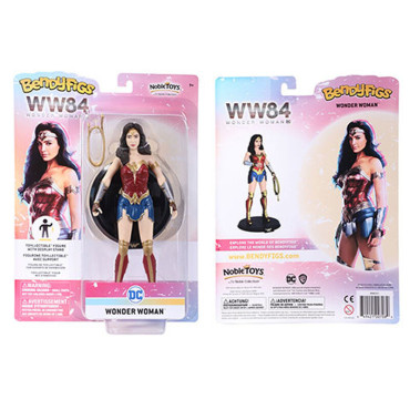 Figura da Mulher Maravilha Bendyfigs DC Comics