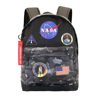 Mochila militar cinzenta da NASA 