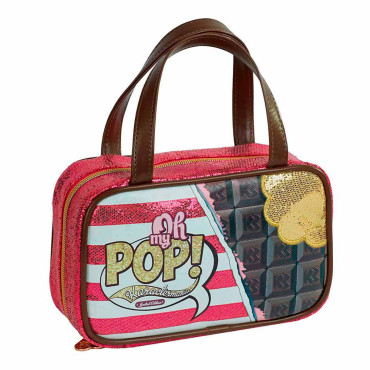 Bolsa de ombro Oh My Pop! Rosa chocolate