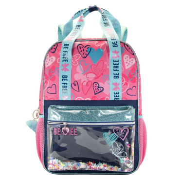 Oh My Pop! mochila BeFree cor-de-rosa