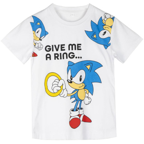 T-SHIRT CURTA SONIC DE CAMISOLA SIMPLES