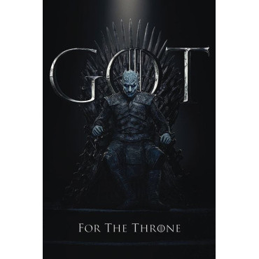 Poster do trono de ferro do Rei da Noite Game of Thrones