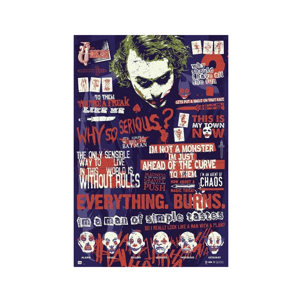 Poster Batman Joker Quitográfico 60x90cm