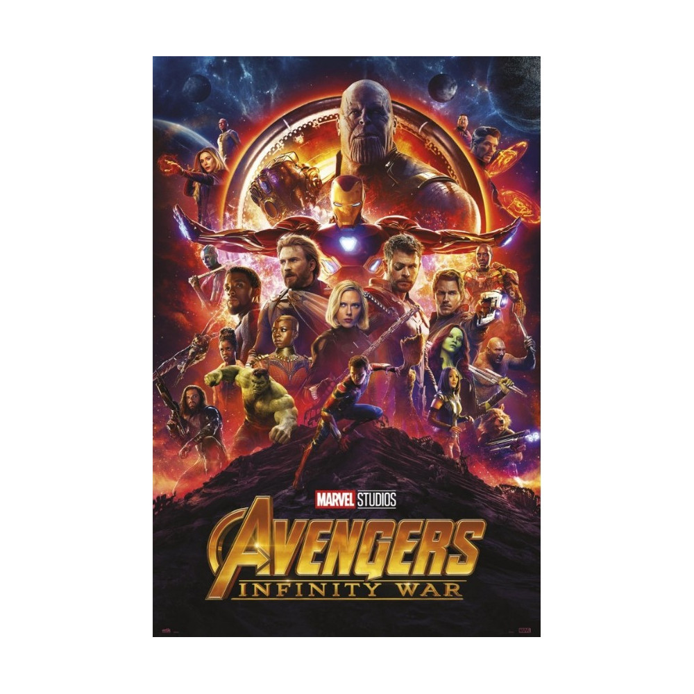 Vingadores Guerra Infinita Thanos Poster 61 x 91 cm