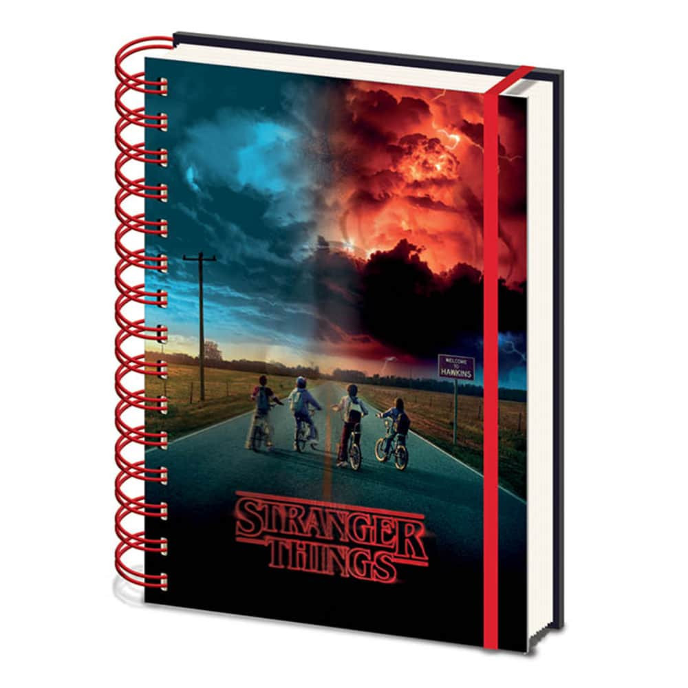 Stranger Things Bloco de notas A5 Lenticular Azotamentes