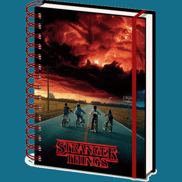 Stranger Things Bloco de notas A5 Lenticular Azotamentes