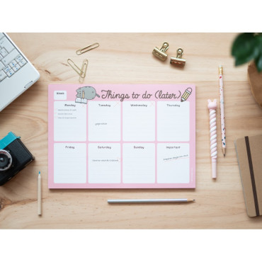 Agenda semanal Pusheen Things To Do Later