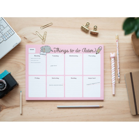 Agenda semanal Pusheen Things To Do Later