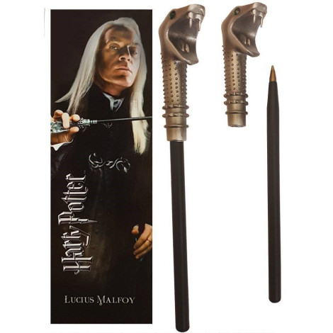 Conjunto de canetas e marcadores de livros Lucius Malfoy Harry Potter