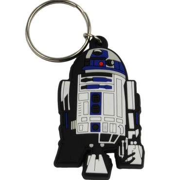 Porta-chaves de borracha R2-D2 Star Wasrs