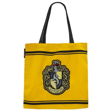 Saco de algodão com o brasão de Hufflepuff de Harry Potter