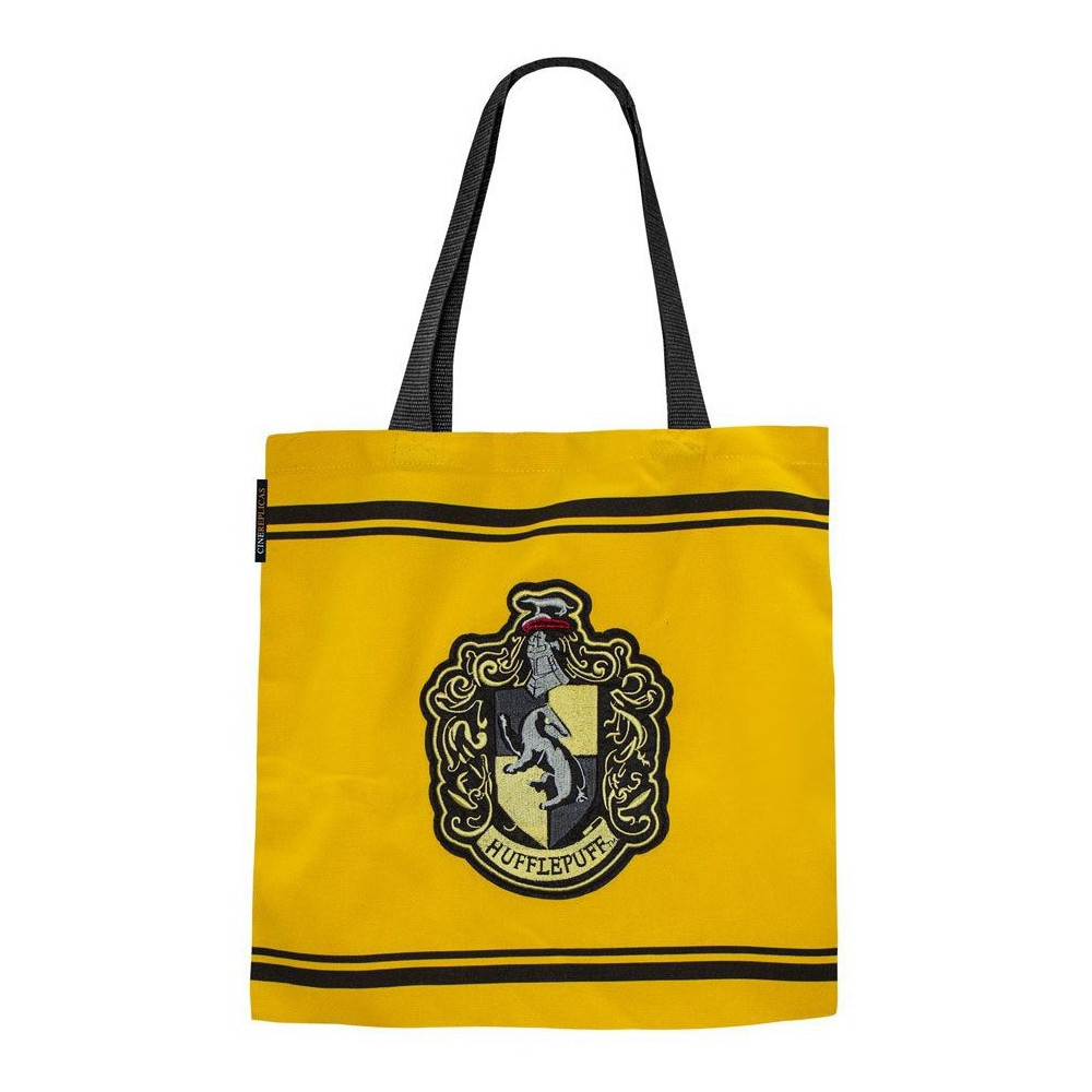 Saco de algodão com o brasão de Hufflepuff de Harry Potter