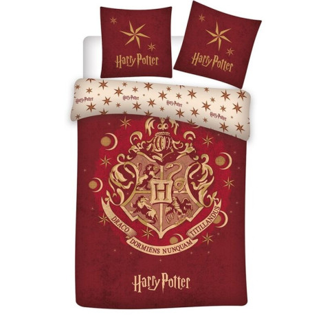 Capa de edredão de Hogwarts Harry Potter