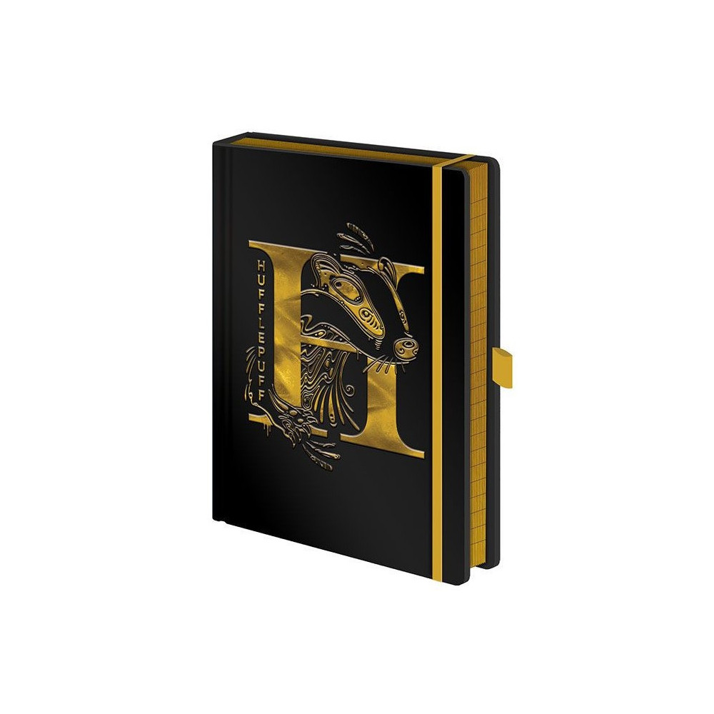 Bloco de notas Premium A5 Harry Potter Hufflepuff Foil