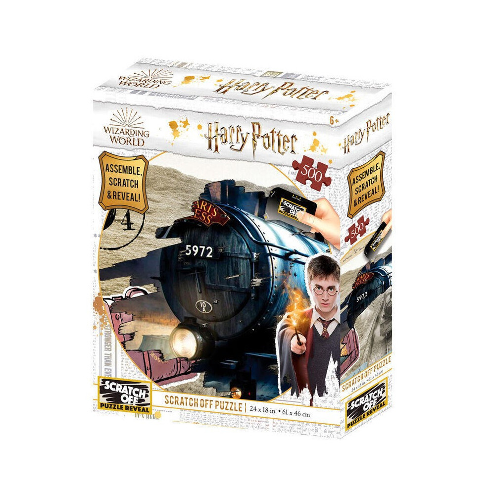 Puzzle de raspadinha Harry Potter Expresso de Hogwarts 500 peças