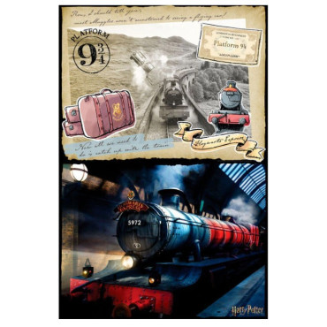 Puzzle de raspadinha Harry Potter Expresso de Hogwarts 500 peças