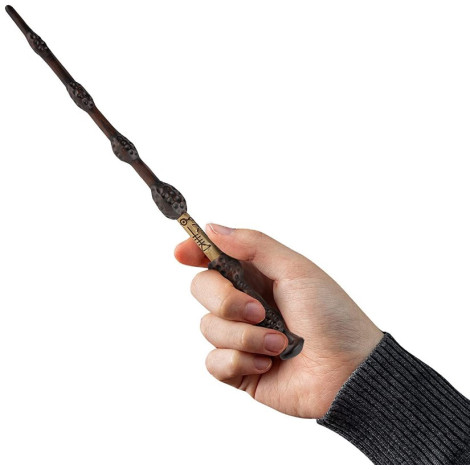 Caneta varinha Dumbledore Harry Potter com suporte