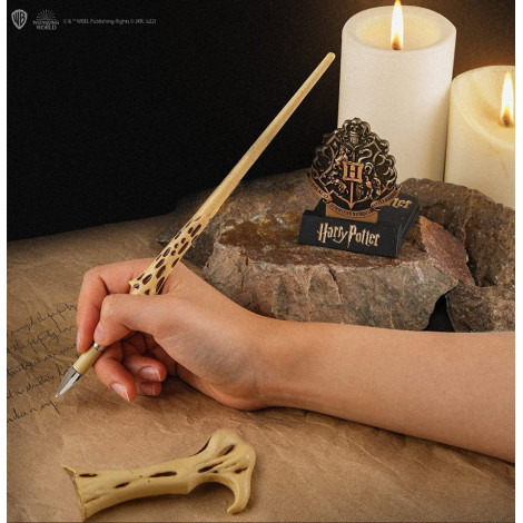 Caneta varinha Voldemort Harry Potter com suporte