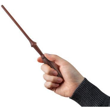 Caneta varinha Luna Lovegood Harry Potter com suporte