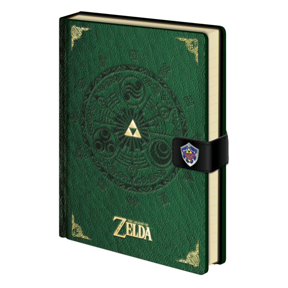 Bloco de notas Premium Zelda Triforce & Hyrule