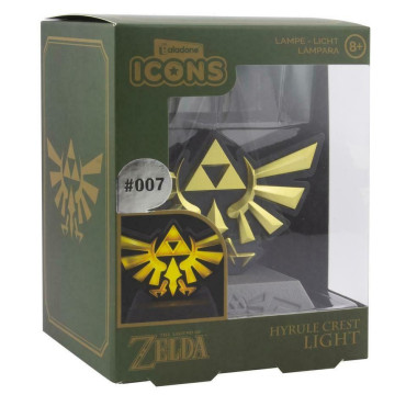 Escudo de Hyrule Lâmpada de ícone de Zelda