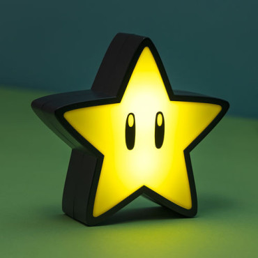 Lâmpada Super Mario Star com som