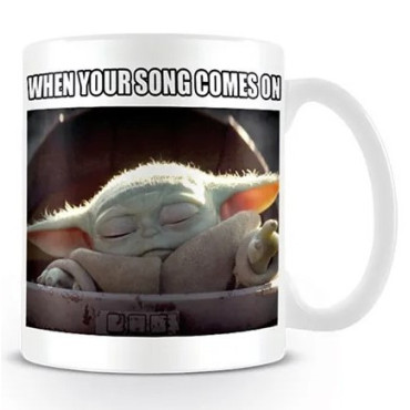 Star Wars Canção de caneca do bebé Yoda O Mandaloriano