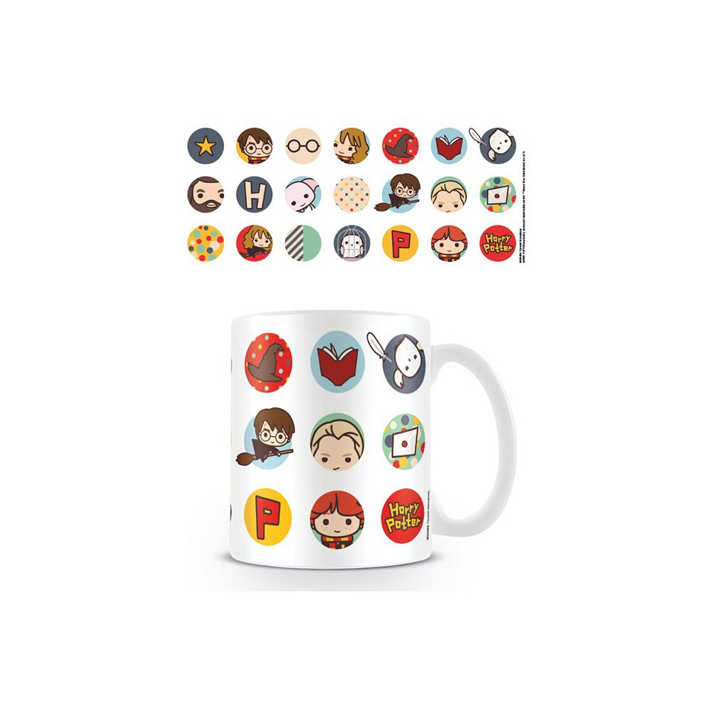 Caneca Harry Potter Kawaii Circles