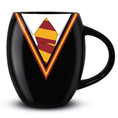 Caneca oval Harry Potter com uniforme da Grifinória