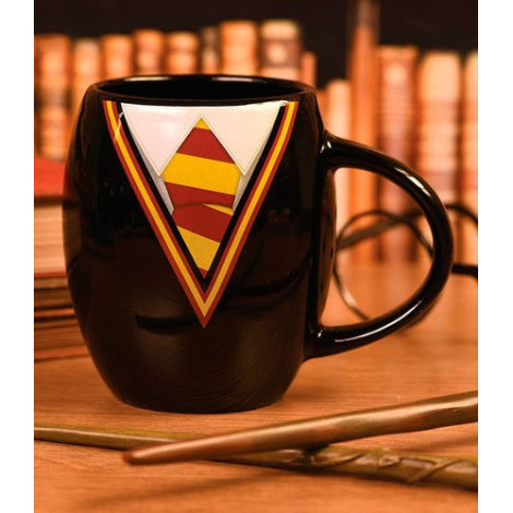 Caneca oval Harry Potter com uniforme da Grifinória