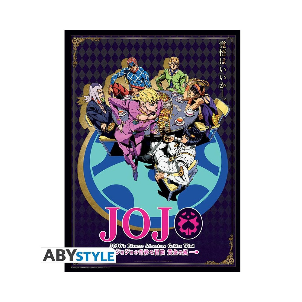 Poster do Vento Dourado de Jojo's Bizarre Adventure