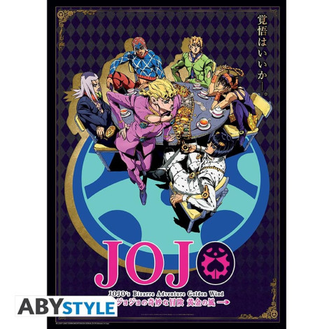 Poster do Vento Dourado de Jojo's Bizarre Adventure