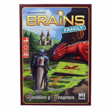 Jogo de tabuleiro Brains Castelos e Dragões